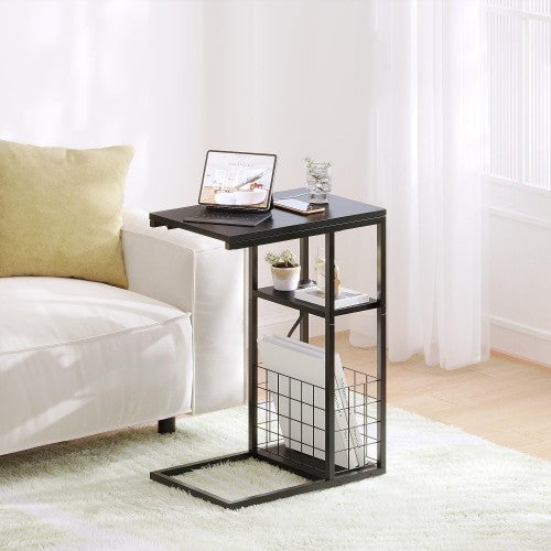 ODIKA Side Table, Under Seating Table with Integrated Power, Adjustable C-Shaped End Table for Home, Living Room, Bedroom ODIKA Side Table, Under Seating Table with Integrated Power, Adjustable C-Shaped End Table for Home, Living Room, Bedroom